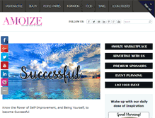 Tablet Screenshot of amoize.com